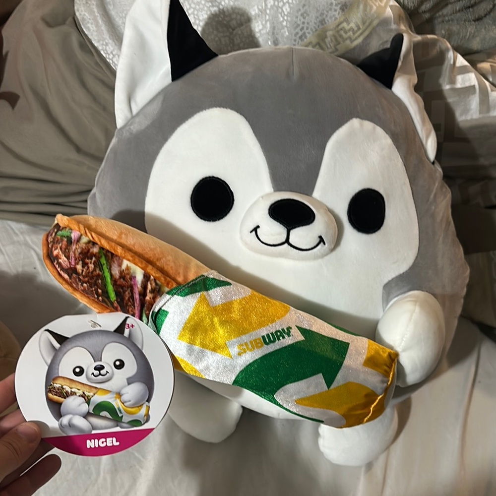 Zuru stuffed animal with Subway Sandwich